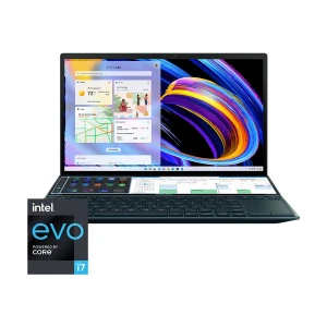 ASUS ZenBook Duo UX482EA Intel Core i7 1165G7 16GB RAM 512GB SSD 14 Inch FHD Touch Display Celestial Blue Laptop