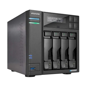 ASUSTOR LOCKERSTOR 4 AS6604T 4GB RAM Network Storage (3 Year Warranty)
