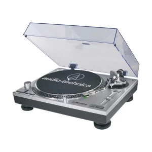 Audio-Technica AT-LP120XUSB Silver Direct-Drive Turntable with USB