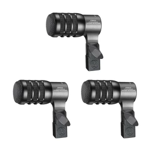 Audio-Technica ATM230 Wired Black Hypercardioid Dynamic Microphone (3xMIC)