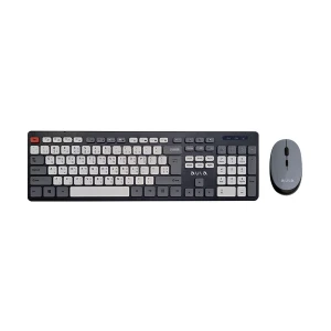 AULA AC308 Black Wireless Keyboard & Mouse Combo with Bangla