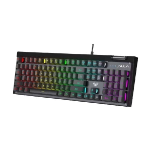 AULA F3020 Wired Black Membrane Gaming Keyboard