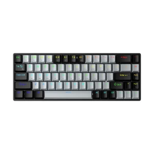 AULA F3268 Wired RGB Hot Swap (Red Switch) Black and Gray Mechanical Gaming Keyboard