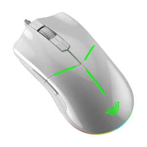 Aula F820 Wired White Gaming Mouse