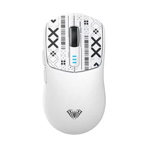 AULA SC580X Multi Mode White Gaming Mouse