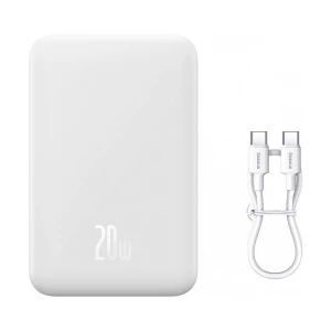 Baseus Airpow Magnetic Mini PPCX150002 20000mAh White 20W Magnetic Wireless Power Bank #PPCX150002