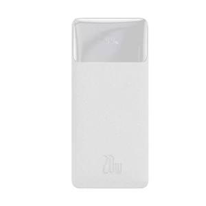 Baseus Bipow PPDML-L02 10000mAh White 20W Power Bank with Digital Display #PPDML-L02