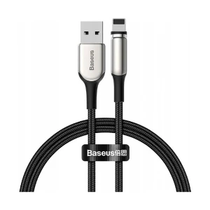 Baseus CALXC-G01 Zinc USB Male to Lightning, 2 Meter, Black Magnetic Charging & Data Cable #CALXC-G01