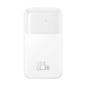 Baseus Comet Series PPMD20 Dual Cable 20000mAh White 22.5W Power Bank with Digital Display #P10022503222-00