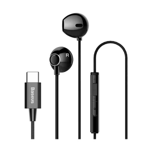 Baseus Encok C06 In-ear Wired Black Earphone #NGC06-01