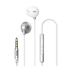 Baseus Encok H06 In-ear Wired Silver Earphone #NGH06-0S
