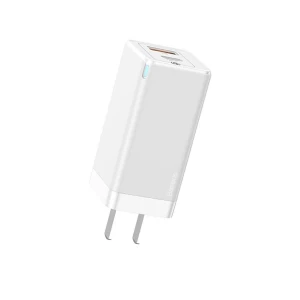 Baseus CCGAN-X02 GaN2 QC USB & USB-C 45W CN White Charger / Charging Adapter #CCGAN-X02