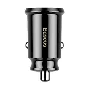 Baseus CCALL-ML01 Grain Dual USB 3.1A Black Car Charger #CCALL-ML01