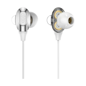 Baseus H08 In-ear Wired White-Gray Immersive Virtual 3D Gaming Earphone #NGH08-2G
