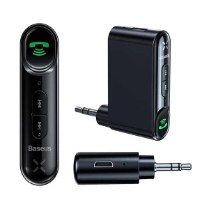 Baseus Qiyin AUX WXQY-01 Black Car Bluetooth Audio Receiver #WXQY-01