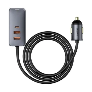Baseus Share Together CCBT-A0G Dual USB & Dual USB-C 60W Car Fast Charger #CCBX-120C2