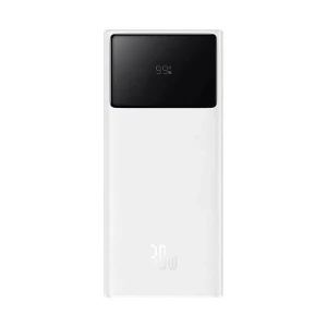 Baseus Star Lord P10022904213-00 20000mAh White 30W Power Bank with Digital Display & USB-A to Type-C White Cable #P10022904213-00