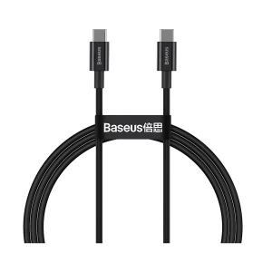 Baseus CATYS-B01 Type-C Male to Type-C Male 1 Meter, Black Charging & Data Cable #CATYS-B01