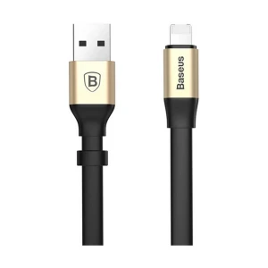 Baseus CALMBJ-0V USB Male to Lightning Male, 0.23 Meter, Golden Charging & Data Cable # CALMBJ-0V