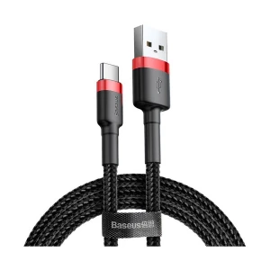 Baseus CATKLF-B91 USB Male to Type-C Male 1 Meter Black & Red Cable #CATKLF-B91