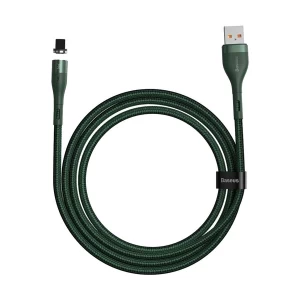 Baseus CALXC-F06 Zinc USB Male to Lightning, 1 Meter, Green Magnetic Charging & Data Cable #CALXC-F06