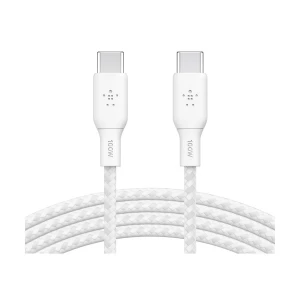 Belkin BoostCharge CAB014bt2MWH USB Type-C Male to Male, 2 Meter, White Charging & Data Cable #CAB014bt2MWH