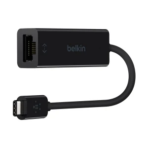 Belkin F2CU040btBLK USB Type-C Male to LAN Female Black Converter # F2CU040btBLK