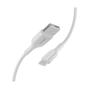 Belkin PK0001yz1MC2 USB Male to Type-C Male 1 Meter White Charging Cable #PK0001yz1MC2