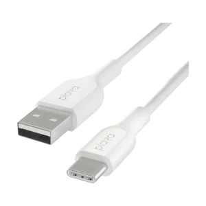 Belkin PMWH2001yz2M  USB Male to Type-C Male 2 Meter White Charging Cable #PMWH2001yz2M