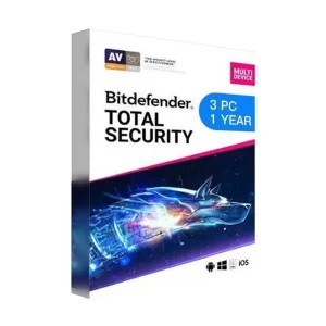 Bitdefender Total Security 3-user 1 year