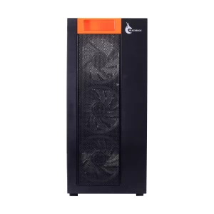 Black Buck C8015 Black Mesh Mid Tower (Tempered Glass) ATX Gaming Casing