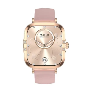 Blisbond Pearl Gold AMOLED Bluetooth Calling Smart Watch