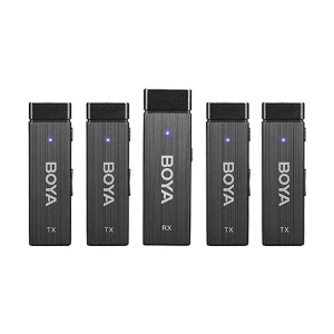 Boya BY-W4 2.4GHz Ultracompact Wireless Rechargeable Microphone