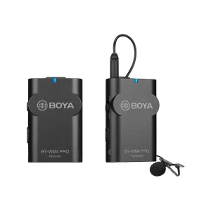 BOYA BY-WM4 PRO Digital Camera-Mount Wireless Omni Lavalier Microphone System