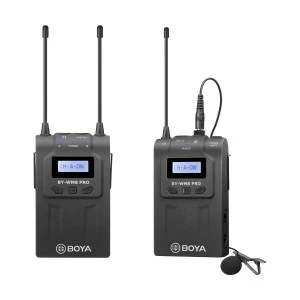 BOYA BY-WM8 Pro-K1 UHF Dual-Channel Wireless Microphone System (One Transmitter and One Receiver)