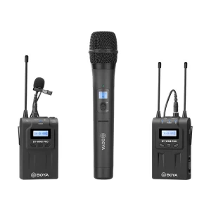 Boya BY-WM8 Pro-K4 UHF Dual-Channel Wireless Microphone System