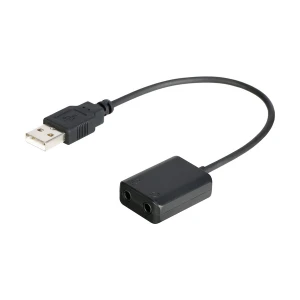 Boya USB Male to Dual 3.5mm Female Converter # BY-EA2L