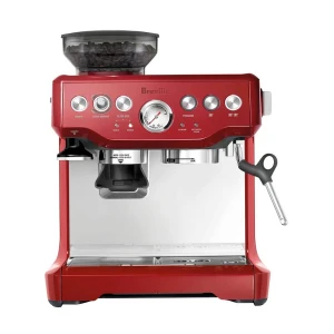 Breville Barista Express BES870CRN Cranberry Red Coffee Maker