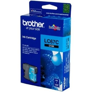 Brother LC67C Cyan Ink Cartridge