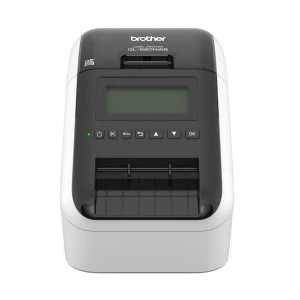 Brother QL-820NWB Wireless Label Printer For Business (300 x 600 dpi, Auto Cutter, USB/LAN/WiFi/Bluetooth) (Tape Size 12-62mm)