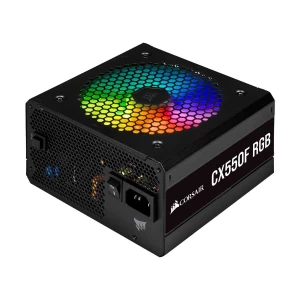 CORSAIR CX-F RGB Series CX550F RGB 550W 80 Plus Bronze Certified Fully Modular Power Supply