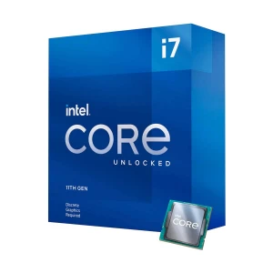 Intel 11th Gen Rocket Lake Core i7 11700KF Desktop Processor - (Fan Not Included) (Without GPU) (Bundle With PC)