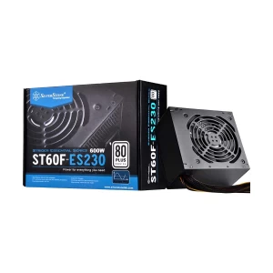 SilverStone ST60F-ES230 Essential 600W Non Modular 80 Plus Certified Power Supply #SST-ST60F-ES230