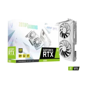 ZOTAC NVIDIA GeForce RTX 3060 AMP White Edition 12GB GDDR6 Graphics Card