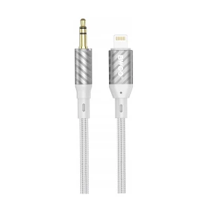 Bwoo BO-AUX073 Lightning Male to 3.5mm Male, 1 Meter, Grey Audio Cable