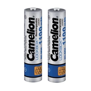 Camelion Lockbox Rechargeable ACCU 1100mAh 1.2V AAA Battery (1-Pair) #NH-AAA1100LBP2