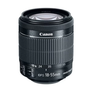 Canon EF-S 18-55mm 1:3.5-5.6 IS STM Camera Lens (No Warranty)