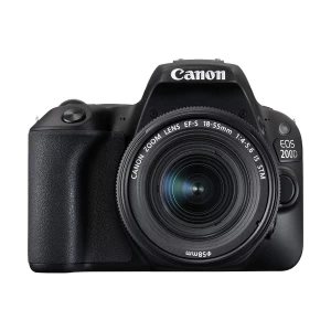 Canon EOS 200D II SLR Digital Camera Body EF-S 18-55mm f/4-5.6 IS STM Lens (No Warranty)