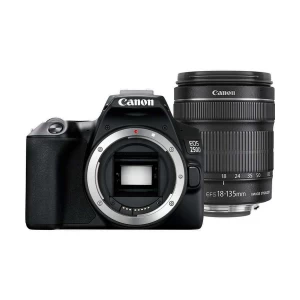 Canon EOS 250D Black Camera Body EFS 18-135mm f/3.5-5.6 IS USM Lens (No Warranty)