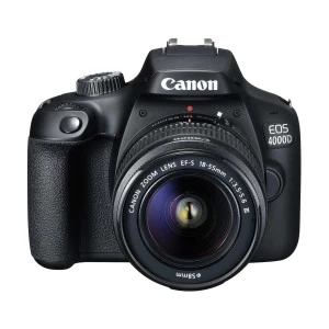 Canon EOS 4000D Digital SLR Camera Body with EF-S 18-55mm 1:3.5-5.6 III Lens (No Warranty)